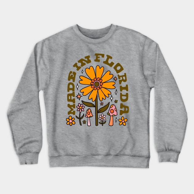 Made In Florida Crewneck Sweatshirt by Doodle by Meg